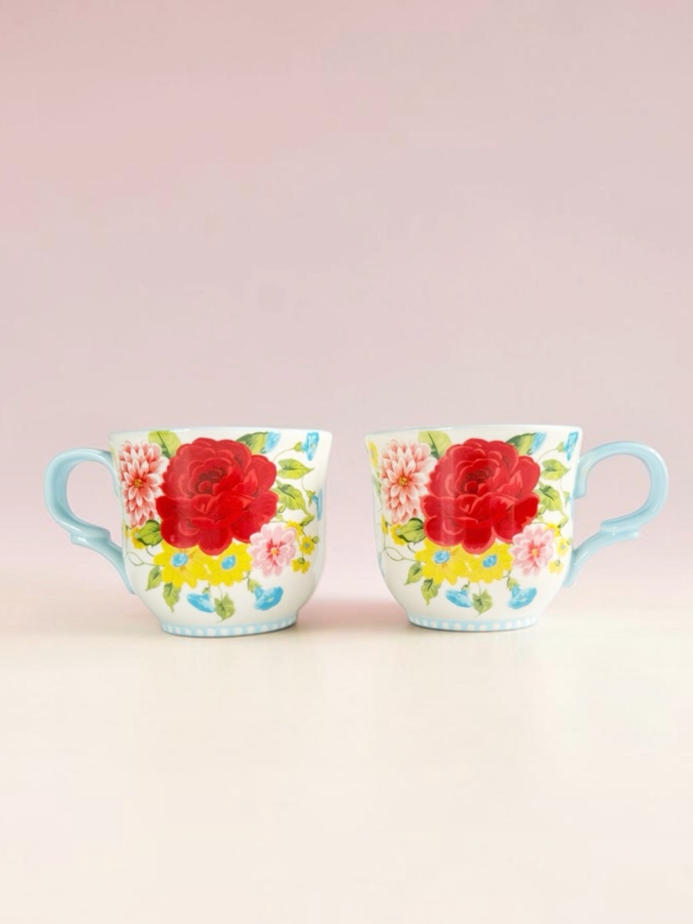 Pioneer Woman Sweet Rose - Set of 2 Cups NWT
